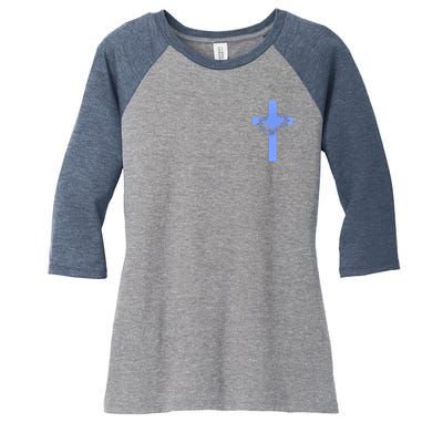 Mebs Merch 2.0 Women's Tri-Blend 3/4-Sleeve Raglan Shirt