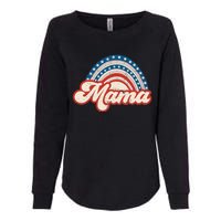 Mama Mini 4th Of July USA Flag Rainbow Mom Daughter Matching Womens California Wash Sweatshirt