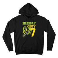 Motocross MX 7th Gift 7 Year Old Dirt Bike Birthday Party Hoodie