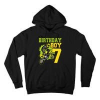 Motocross MX 7th Gift 7 Year Old Dirt Bike Birthday Party Tall Hoodie