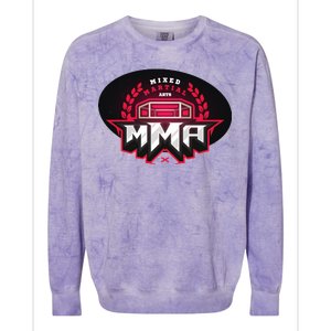 MMA - Mix Martial Arts Logo Colorblast Crewneck Sweatshirt