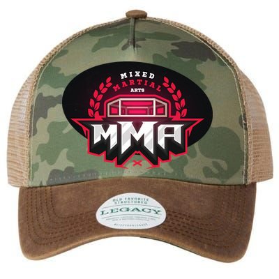 MMA - Mix Martial Arts Logo Legacy Tie Dye Trucker Hat