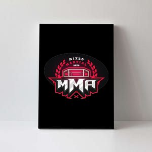 MMA - Mix Martial Arts Logo Canvas