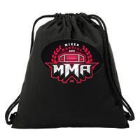 MMA - Mix Martial Arts Logo Drawstring Bag