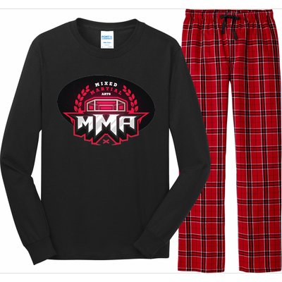 MMA - Mix Martial Arts Logo Long Sleeve Pajama Set