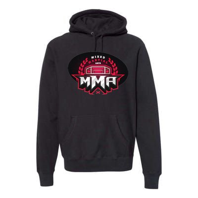 MMA - Mix Martial Arts Logo Premium Hoodie