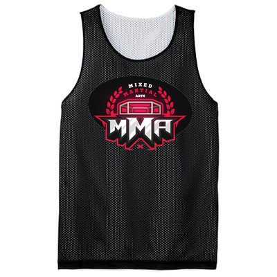 MMA - Mix Martial Arts Logo Mesh Reversible Basketball Jersey Tank