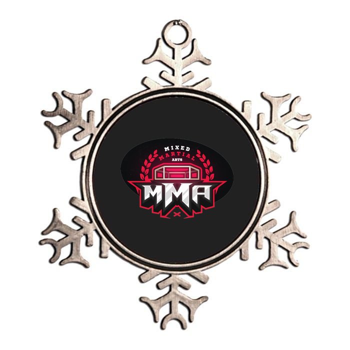 MMA - Mix Martial Arts Logo Metallic Star Ornament