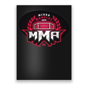 MMA - Mix Martial Arts Logo Poster