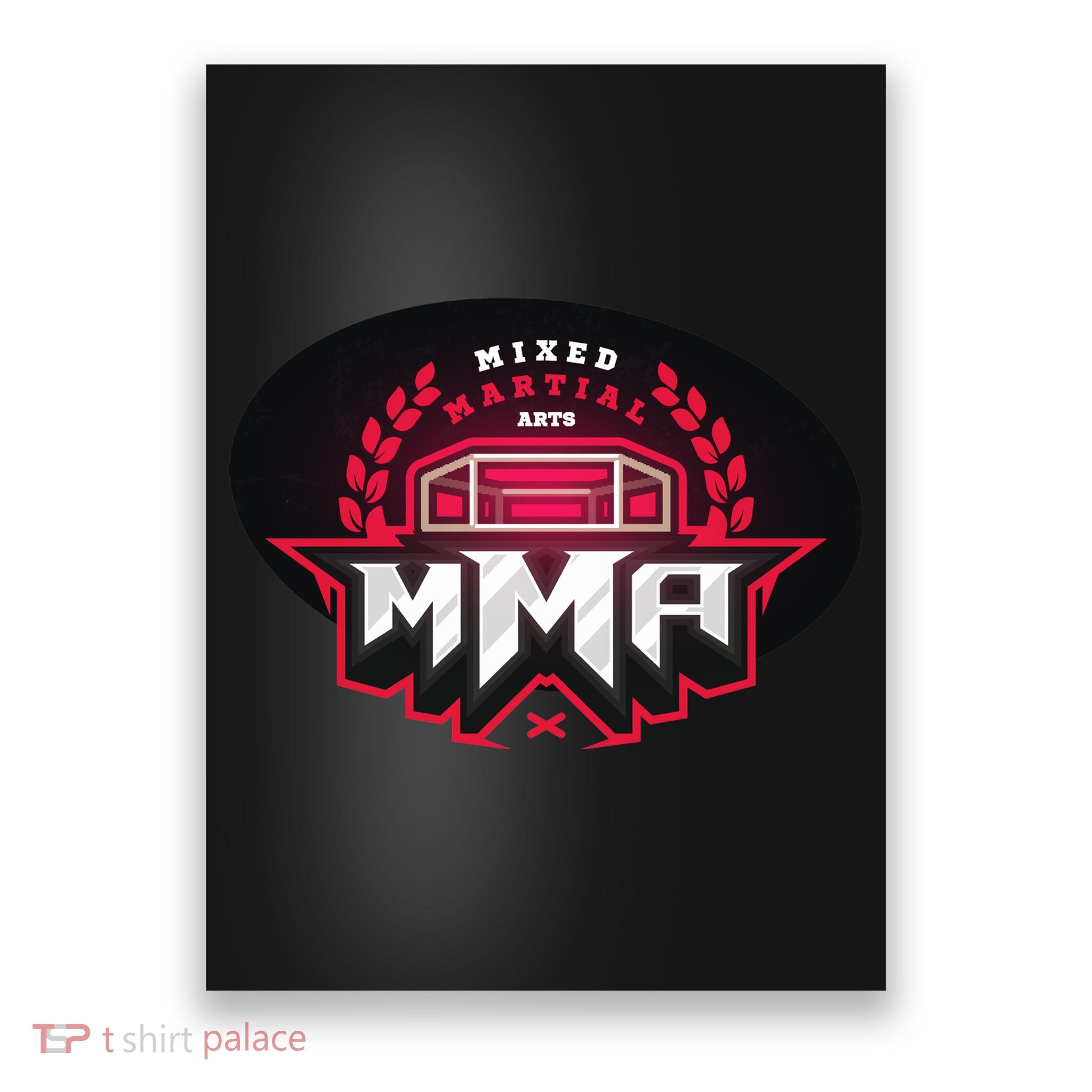 MMA - Mix Martial Arts Logo Poster