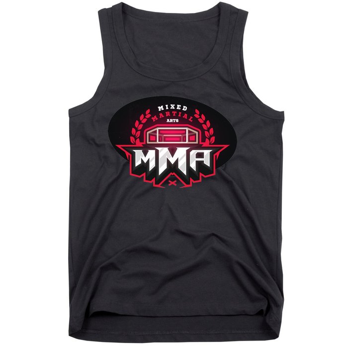 MMA - Mix Martial Arts Logo Tank Top