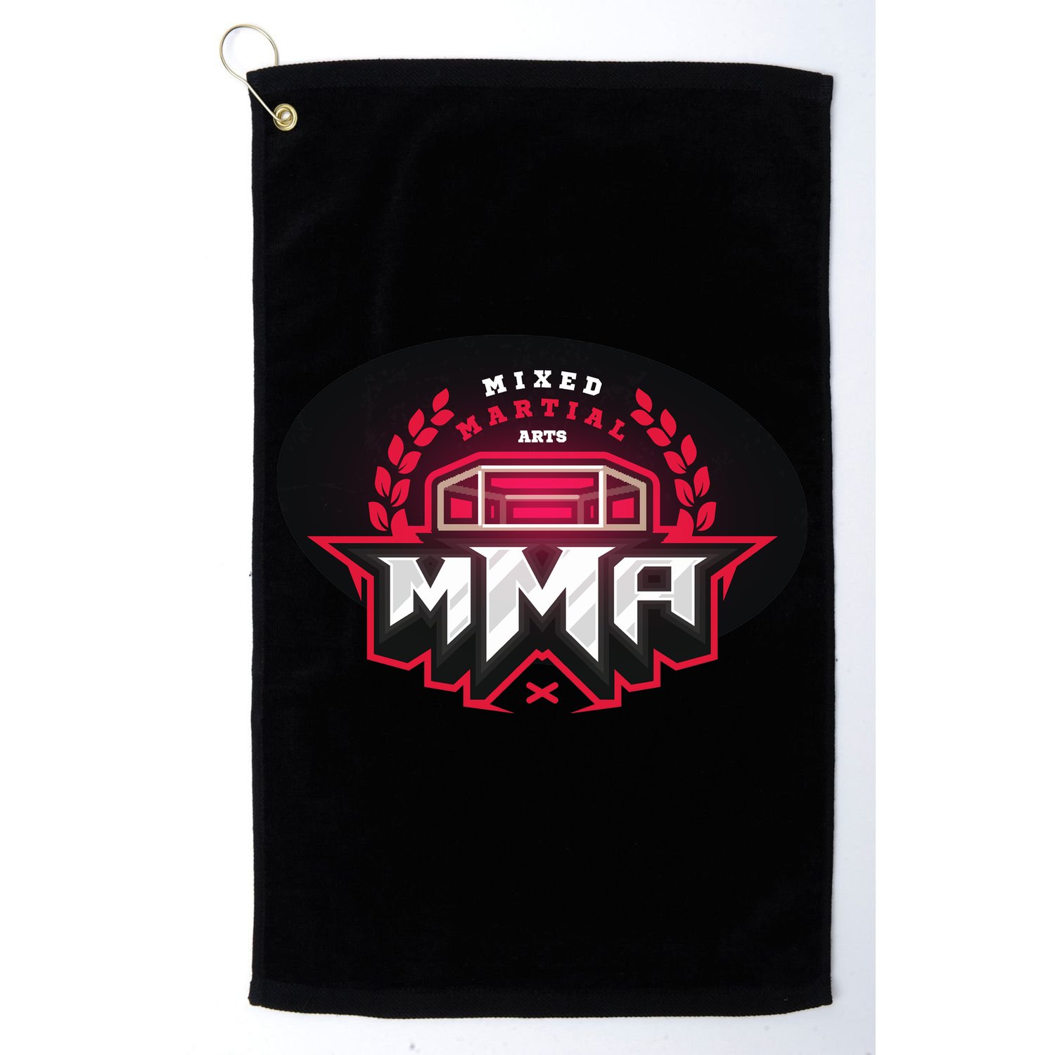 MMA - Mix Martial Arts Logo Golf Towel