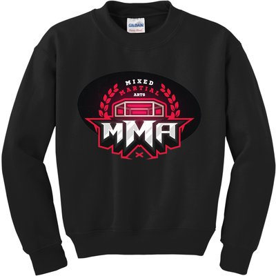 MMA - Mix Martial Arts Logo Kids Sweatshirt
