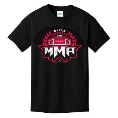 MMA - Mix Martial Arts Logo Kids T-Shirt