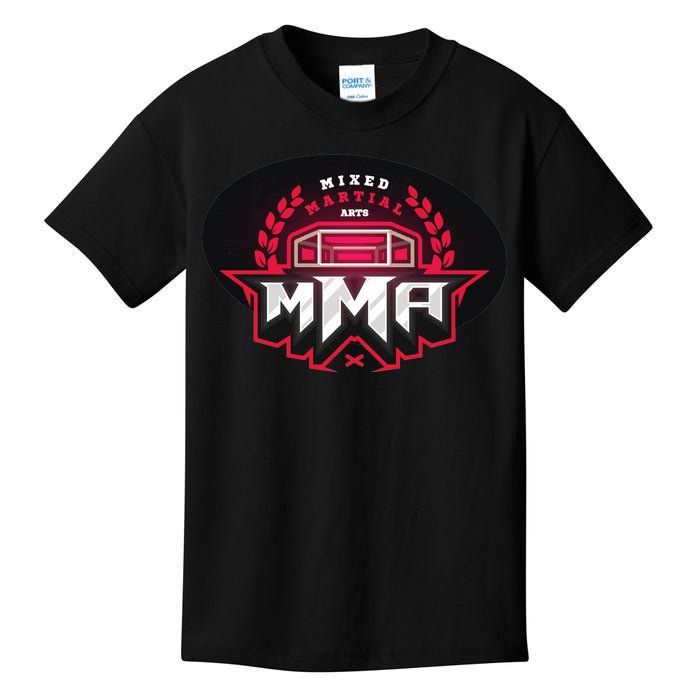 MMA - Mix Martial Arts Logo Kids T-Shirt