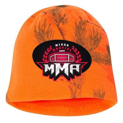 MMA - Mix Martial Arts Logo Kati - Camo Knit Beanie