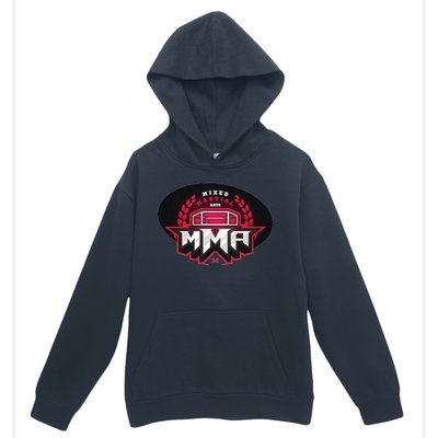 MMA - Mix Martial Arts Logo Urban Pullover Hoodie