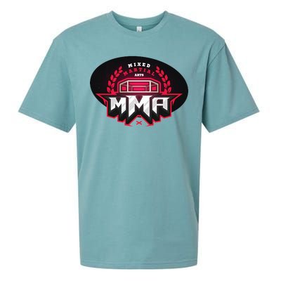 MMA - Mix Martial Arts Logo Sueded Cloud Jersey T-Shirt