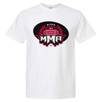 MMA - Mix Martial Arts Logo Garment-Dyed Heavyweight T-Shirt