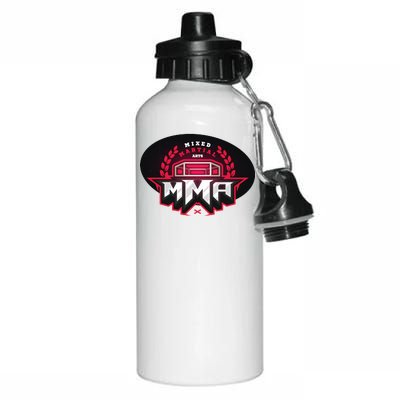 MMA - Mix Martial Arts Logo Aluminum Water Bottle