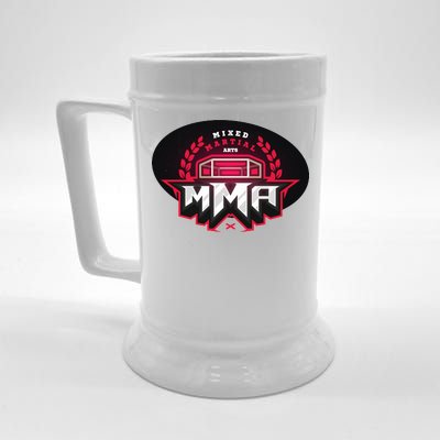 MMA - Mix Martial Arts Logo Beer Stein