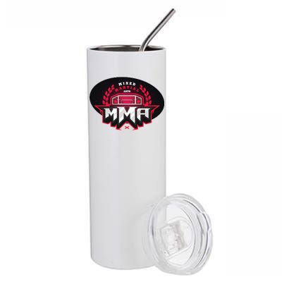 MMA - Mix Martial Arts Logo Stainless Steel Tumbler