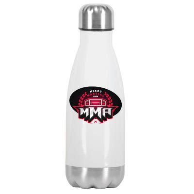 MMA - Mix Martial Arts Logo Stainless Steel Insulated Water Bottle