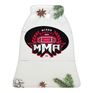 MMA - Mix Martial Arts Logo Ceramic Bell Ornament