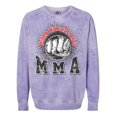 MMA Retro Punch Colorblast Crewneck Sweatshirt