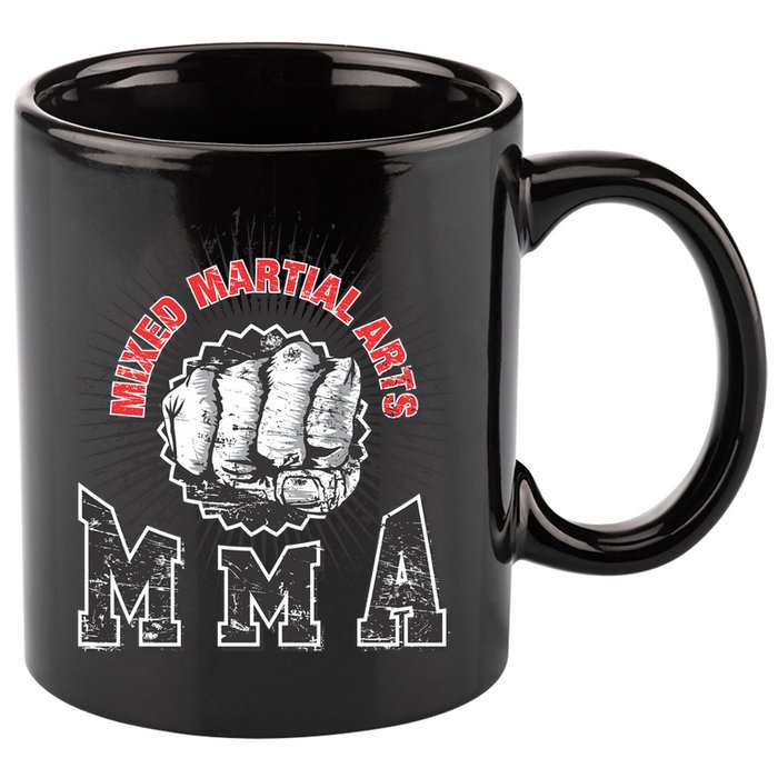 MMA Retro Punch 11oz C Handle Ceramic Mug