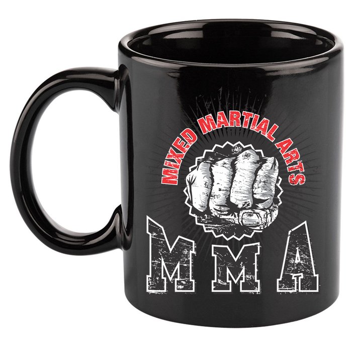 MMA Retro Punch 11oz C Handle Ceramic Mug