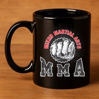 MMA Retro Punch 11oz C Handle Ceramic Mug