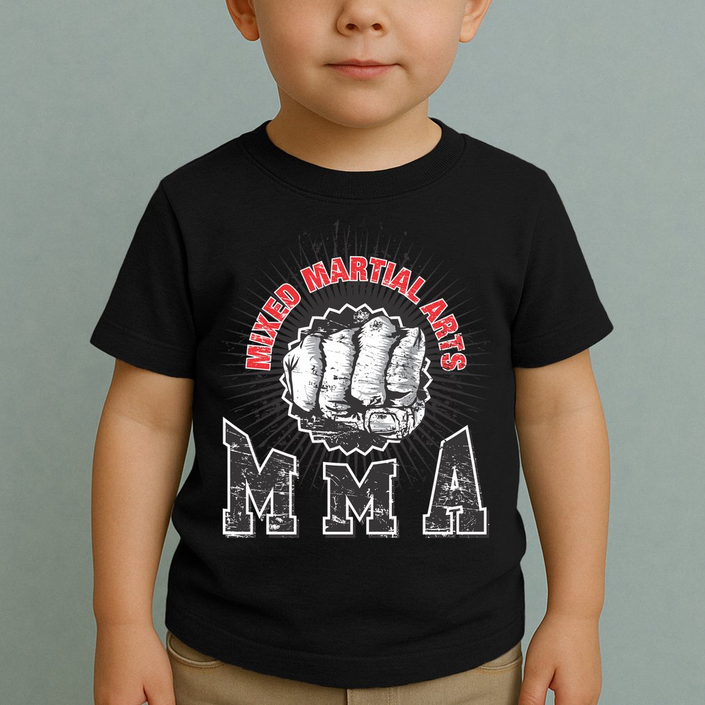 MMA Retro Punch Toddler T-Shirt
