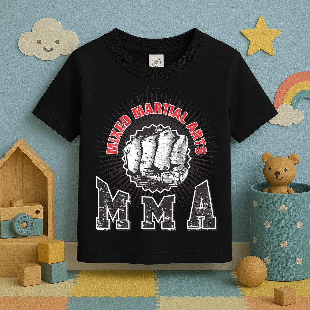 MMA Retro Punch Toddler T-Shirt