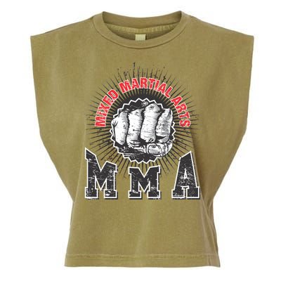 MMA Retro Punch Garment-Dyed Women's Muscle Tee