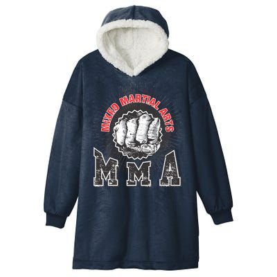 MMA Retro Punch Hooded Wearable Blanket