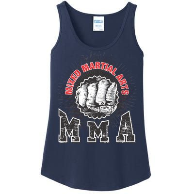 MMA Retro Punch Ladies Essential Tank