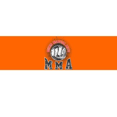 MMA Retro Punch Bumper Sticker