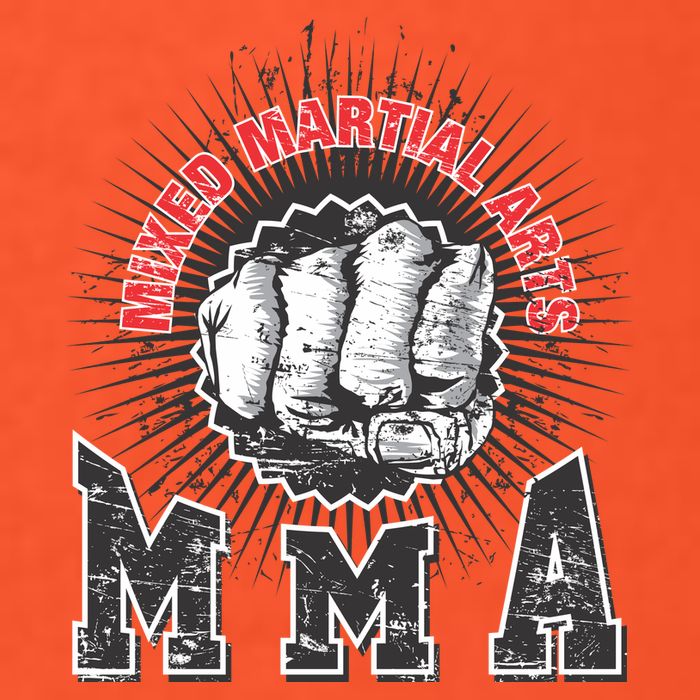 MMA Retro Punch Magnet