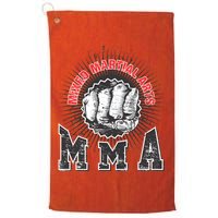 MMA Retro Punch Golf Towel