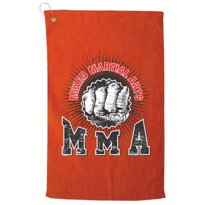 MMA Retro Punch Platinum Collection Golf Towel