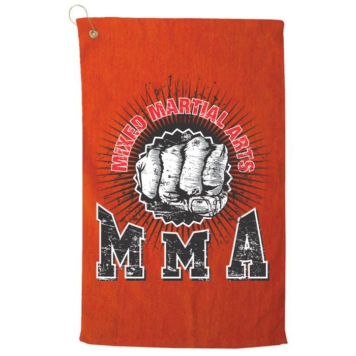 MMA Retro Punch Golf Towel