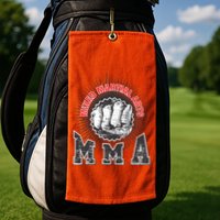 MMA Retro Punch Golf Towel