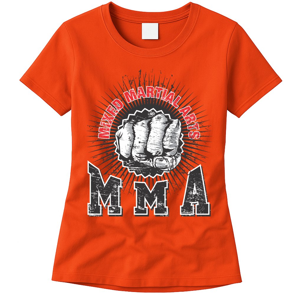 MMA Retro Punch Womens T-Shirt