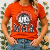 MMA Retro Punch Womens T-Shirt