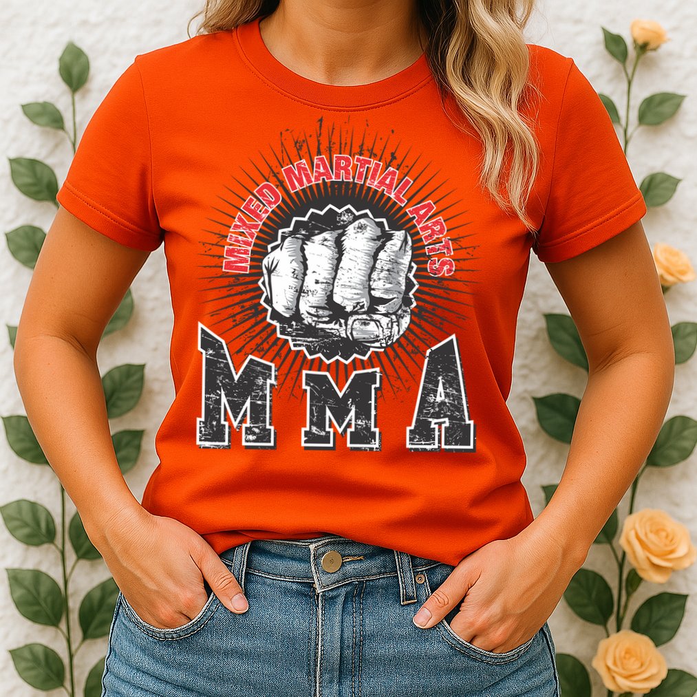 MMA Retro Punch Womens T-Shirt
