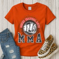 MMA Retro Punch Womens T-Shirt