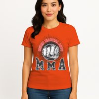 MMA Retro Punch Womens T-Shirt