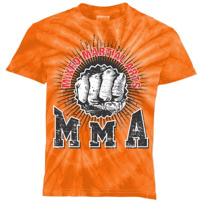 MMA Retro Punch Kids Tie-Dye T-Shirt