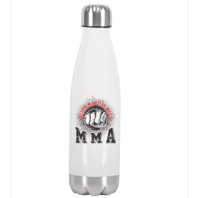 MMA Retro Punch Stainless Steel Insulated Water Bottle